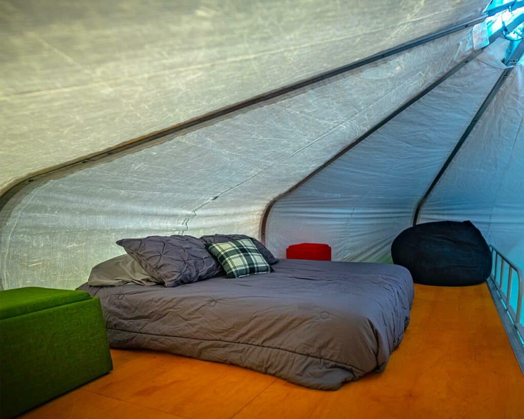Inside the Yurt - Royal Gorge yurts