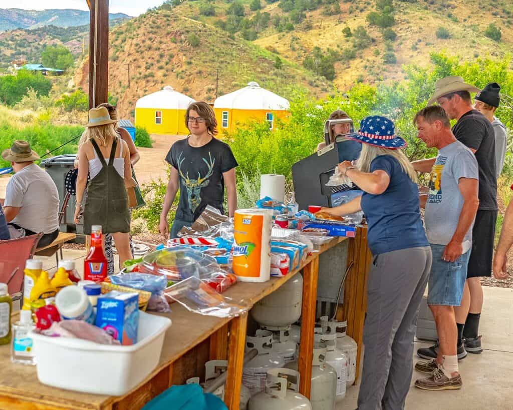 Family Fun at Royal Gorge Vacation Rentals Yurts